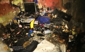 В Днепре горела многоэтажка: в следствии пожара погиб мужчина
