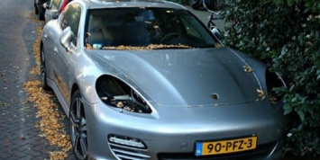Украсть за 15 секунд: мастер класс по снятию фар с Porsche Cayenne от киевских воришек (видео)