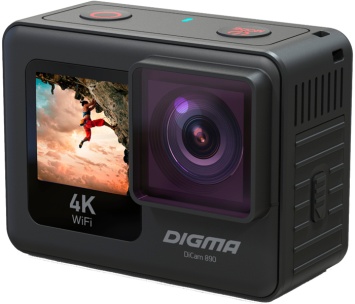 Экшен-камера Digma DiCam 890: в помощь любителям экстремальных развлечений
