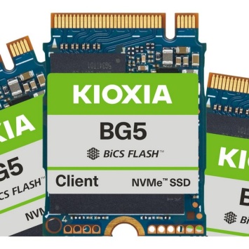 SSD Kioxia BG5 оснащены интерфейсом PCIe 4.0 и выпускаются объемом 256, 512 и 1024 ГБ