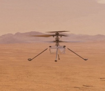 Perseverance показал драматичный полет своего напарника Ingenuity над поверхностью Марса
