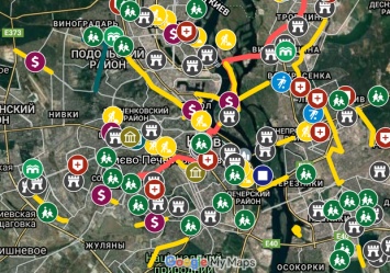 В Киеве создали интернет-карту строящихся и ремонтируемых городских проектов