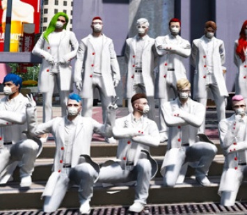 Игроков в GTA Online начали вакцинировать на ролевом сервере