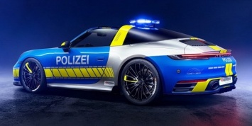 Новый Porsche 911 Targa приспособили для нужд полиции