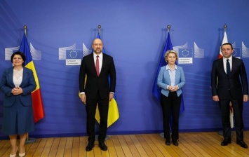 Шмыгаль провел встречи с руководством Евросоюза