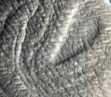 Печенье на Марсе. Аппарат NASA сделал снимок древнего марсианского кратера