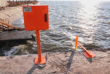 В порту "Ольвия" установили датчики мониторинга водной поверхности (ФОТО)