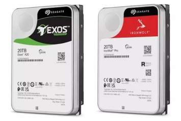 Представлены жесткие диски Seagate Exos X20 и IronWolf Pro на 20 ТБ