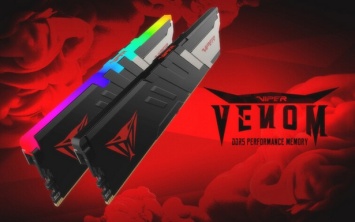 Patriot представила оперативную память Viper Venom стандарта DDR5 с частотой до 6200 МГц