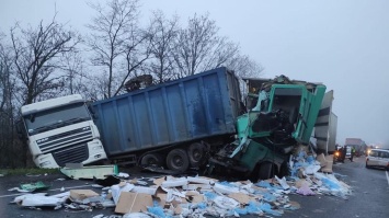 Под Николаевом произошло страшное ДТП с грузовиками
