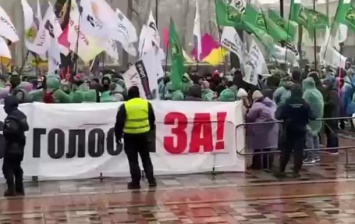 В Киеве протестуют предприниматели