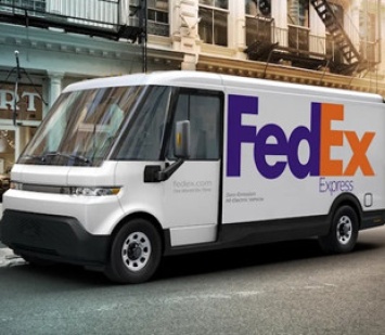 FedEx получила первые электрические фургоны доставки General Motors