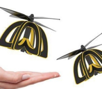 Японские ученые создали дрон-насекомое с крыльями и без аккумулятора