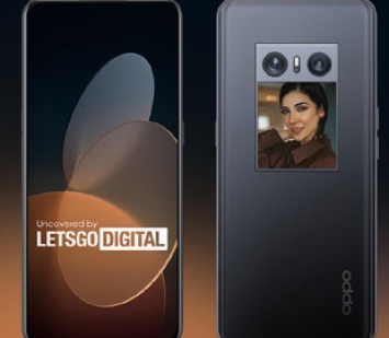 Oppo предложила несколько вариантов смартфона с тыльным экраном