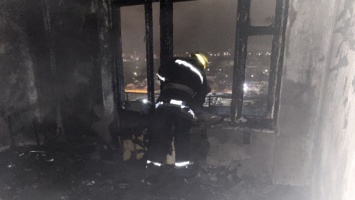 В Саксаганском районе Кривого Рога горела квартира