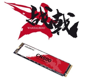 Colourful WarHalberd CN600 - первый SSD компании: в типоразмере M.2 2280 с PCIe 3.0 x4