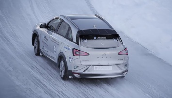 Водородный Hyundai Nexo выдержал шестичасовой пробег на морозе в горной местности