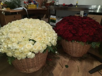 Иностранец переслал любимой в Винницу тысячу роз