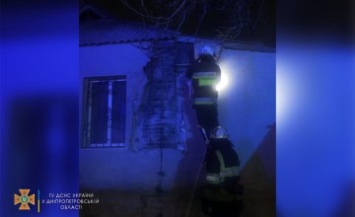Ночью в Желтых Водах из-за электропроводки случился пожар в частном доме