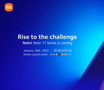 Xiaomi объявила дату глобального запуска Redmi Note 11