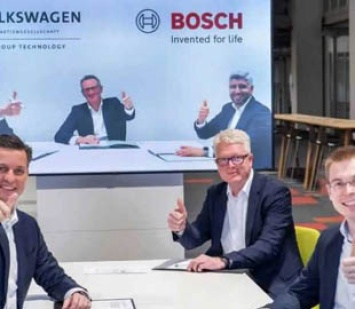 Volkswagen и Bosch будут сотрудничать в выпуске аккумуляторов в Европе