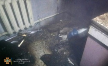 В Никополе в результате пожара погиб мужчина