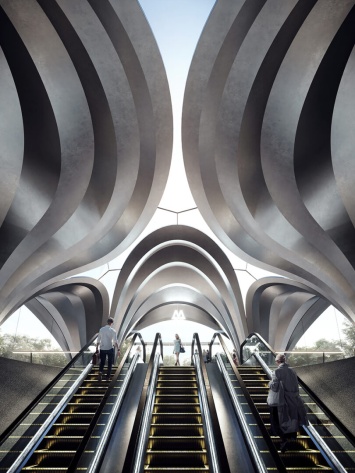 Архитектурное бюро Захи Хадид работает над редизайном метрополитена в Днепре