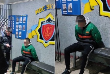 В Николаеве в «День св. валентина» пьяный хулиган сломал руку девушке, его задержали полицейские охраны (ФОТО)
