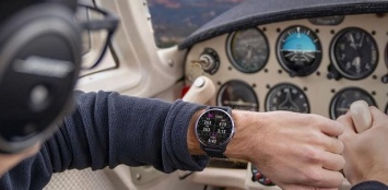 Умные часы Garmin D2 Air X10 для пилотов работают с включенным GPS и датчиком SpO2 до 20 часов
