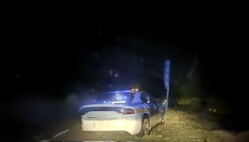 Tesla на автопилоте протаранила полицейскую машину (ВИДЕО)